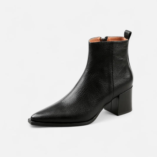 Classic Women's Real Leather Ankle Boots - Modish World