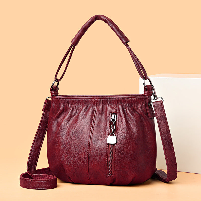 Elegant Ladies Genuine Leather Tote Bag
