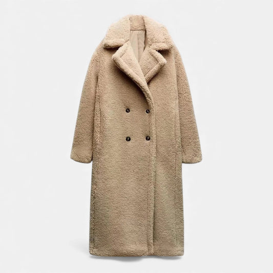 Chic Ladies Long Faux Fur Coat - Modish World