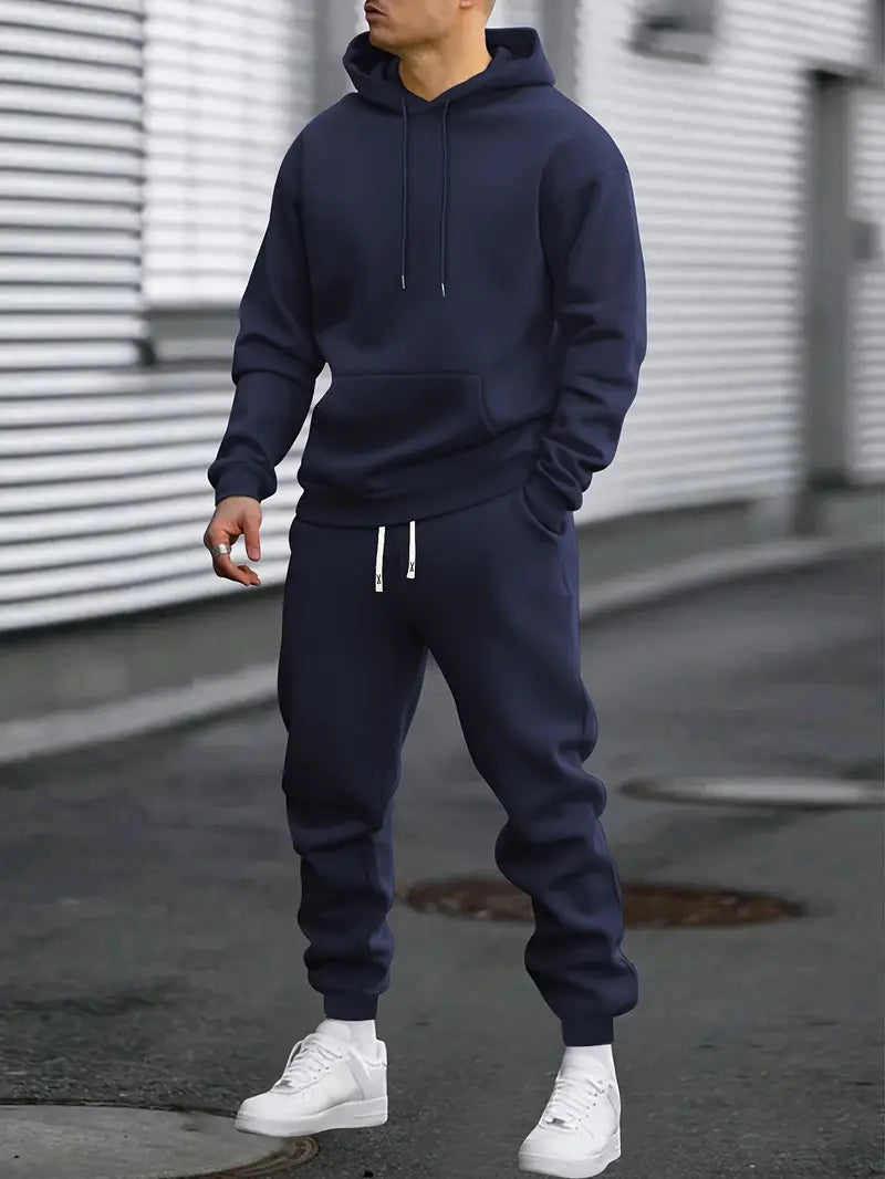 Men's Athletic Hoodie and Pants Set
