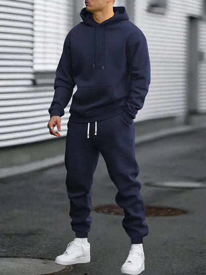 Men's Athletic Hoodie and Pants Set