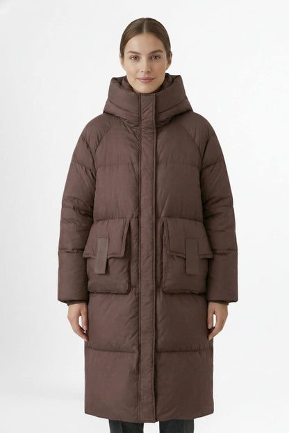 Warm Women's Down Filled Parka Coat