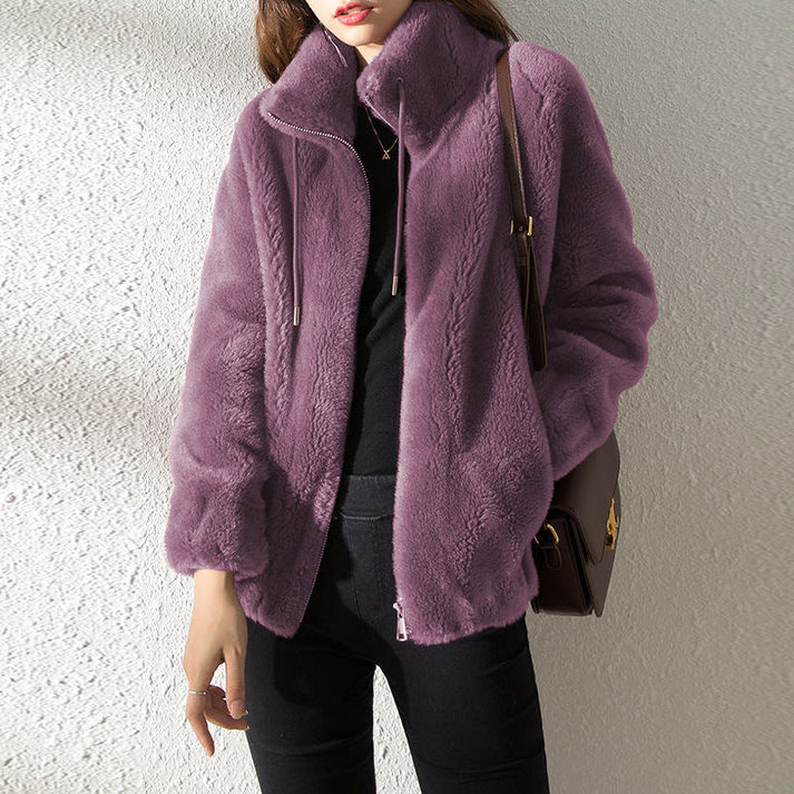 Luxurious Faux Fur Winter Coat for Women