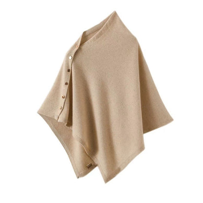 Chic Open Front Wool Poncho