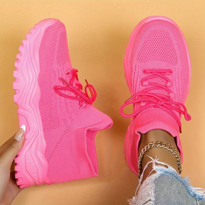 Soft and Breathable Thick Sole Women's Sneakers