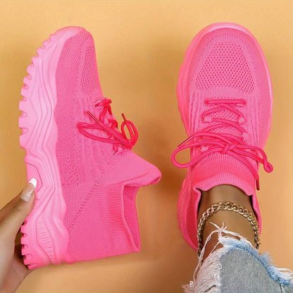 Soft and Breathable Thick Sole Women's Sneakers