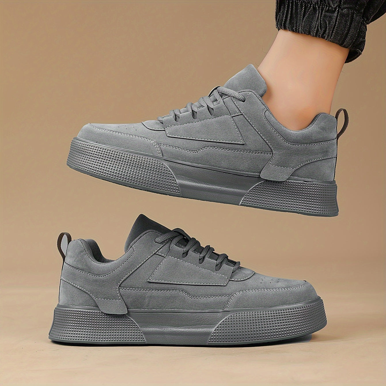 Chunky Mens Sneakers - High Top Lace Up Shoes
