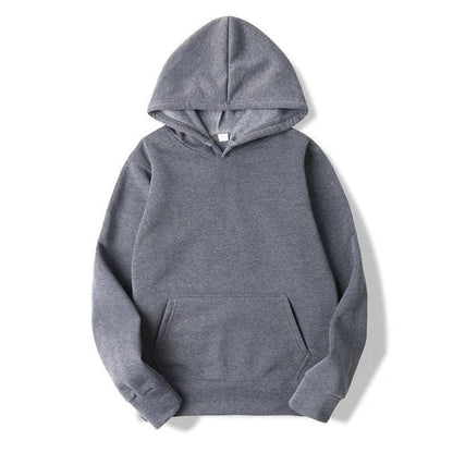 Classic Casual Hooded Sweatshirt with Pockets