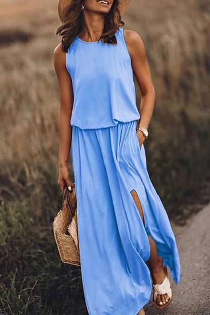 Elegant Long Sleeve Maxi Dress for Ladies