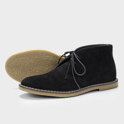 Men's Classic Low Heel Ankle Boots
