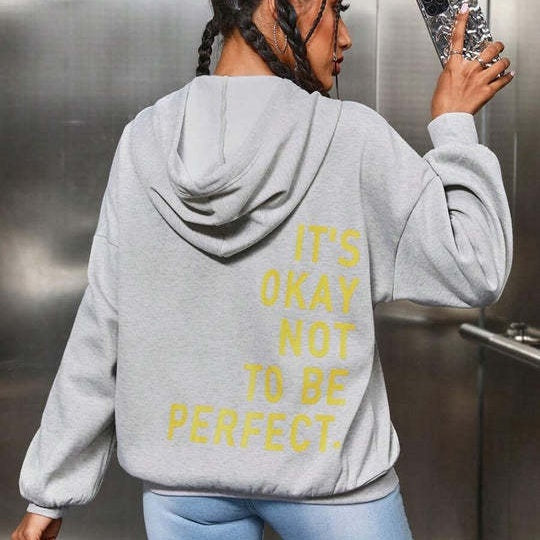 Ladies' Sweatshirt - Fun Graphic with Pouch Pocket