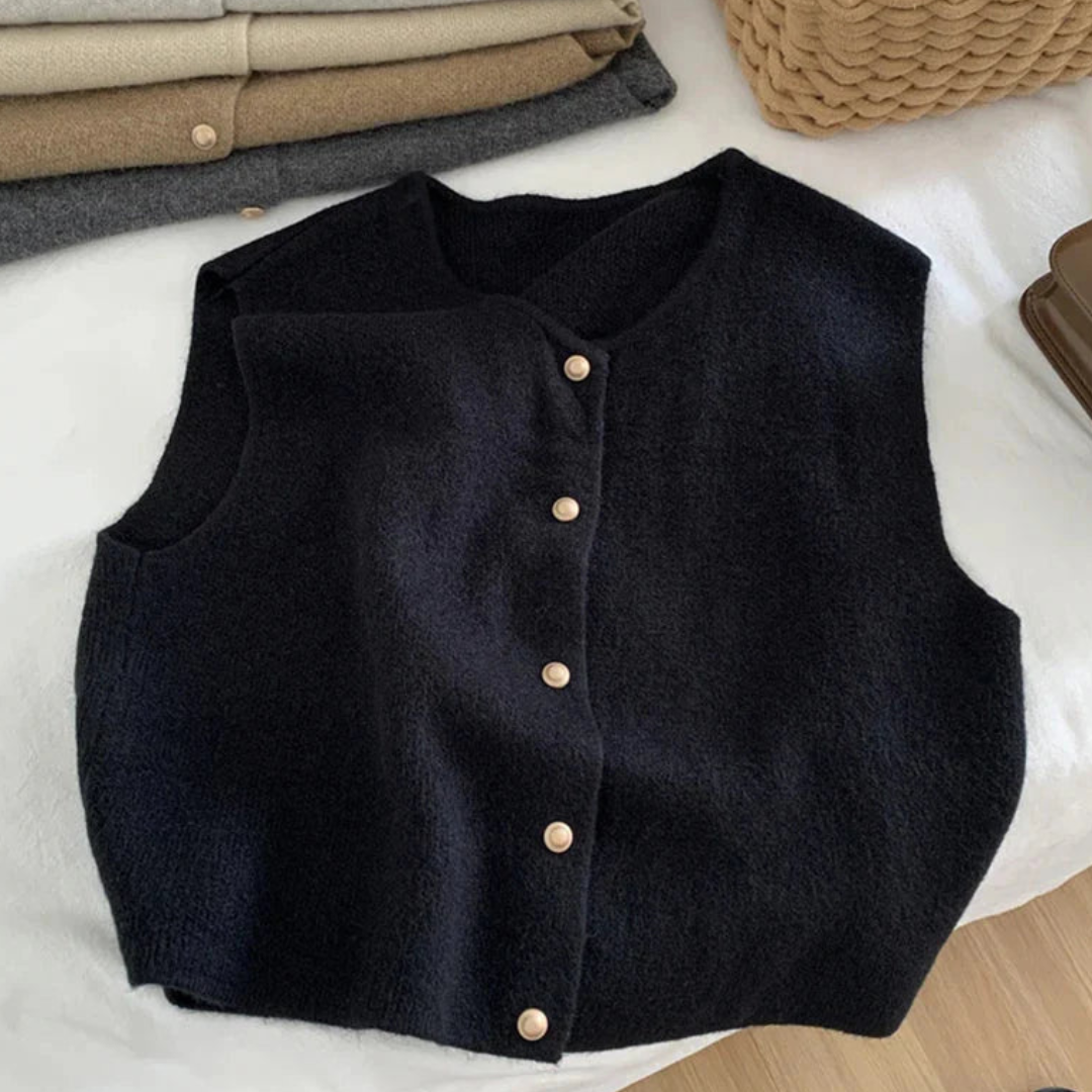 Ladies' Vest - Front Button Closure - ModishWorld