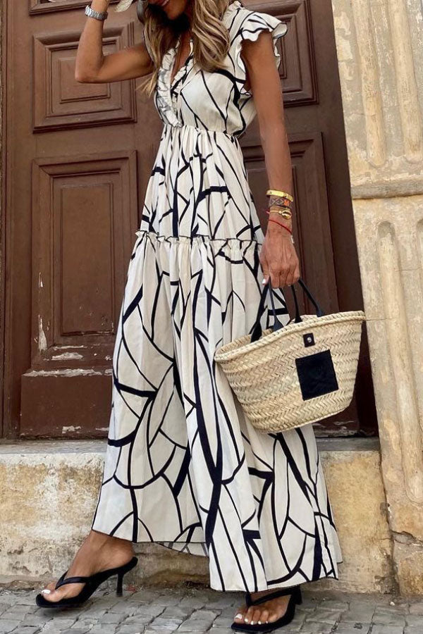 Elegant Long Sleeve Women's Maxi Dress - ModishWorld