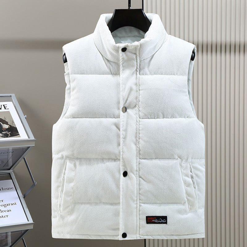 Men's Padded Vest - Thick Quilted Gilet