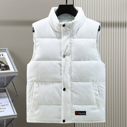 Men's Padded Vest - Thick Quilted Gilet