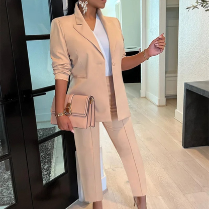 Classic 2-Piece Pantsuit for Women