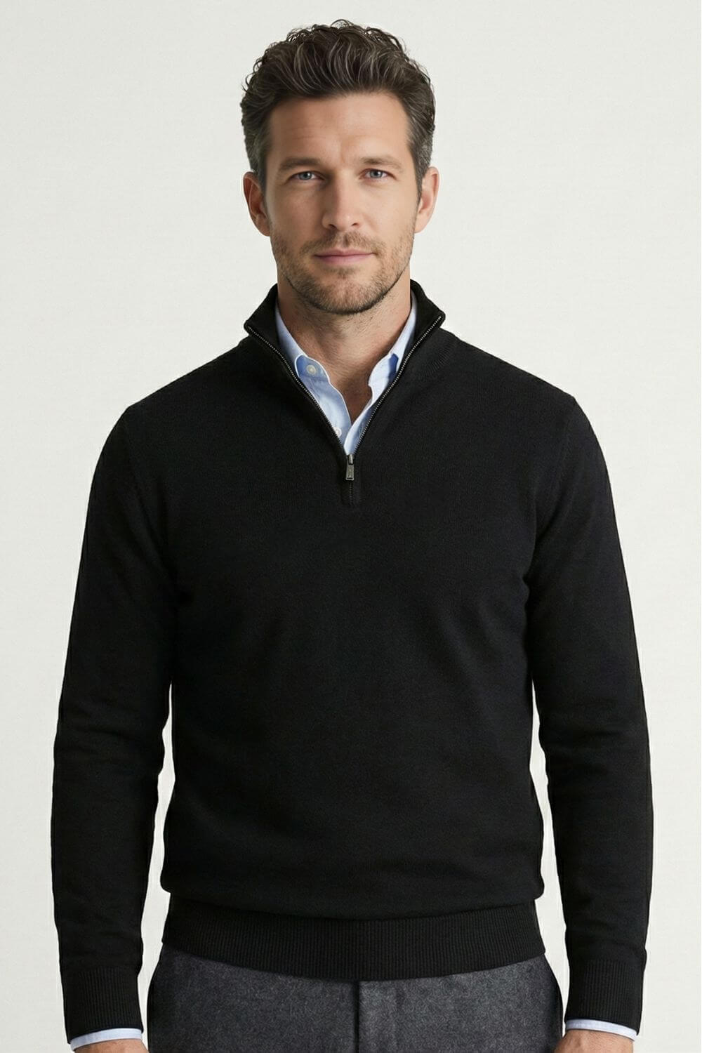 Stylish Mens Crew Neck Knit Sweater - Modish World