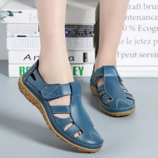Comfortable Leather Flip Flop Sandals - ModishWorld