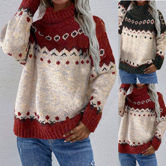 Warm Nordic Knit Winter Sweater - ModishWorld