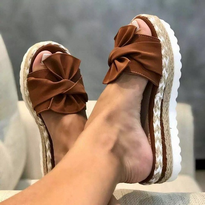 Stylish High Heel Wedge Sandals for Ladies