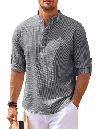 Comfortable Classic Mens Long Sleeve Shirt