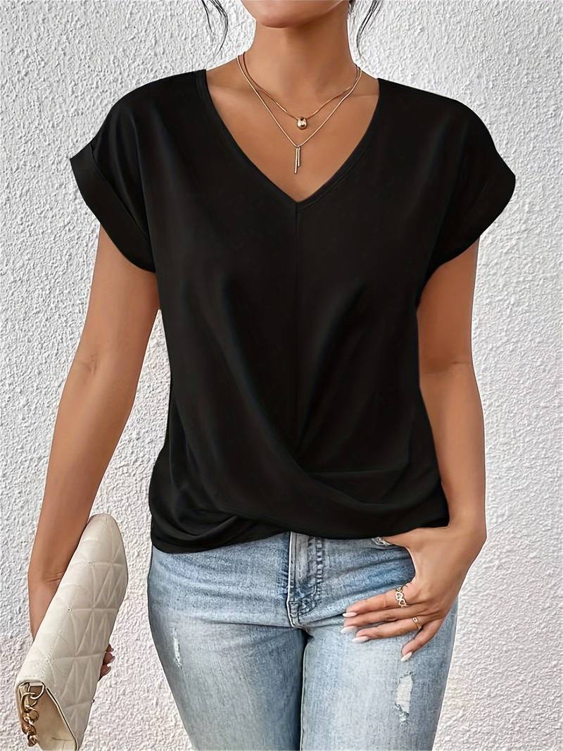 Women's Breathable Short Sleeve Summer T Shirt - ModishWorld