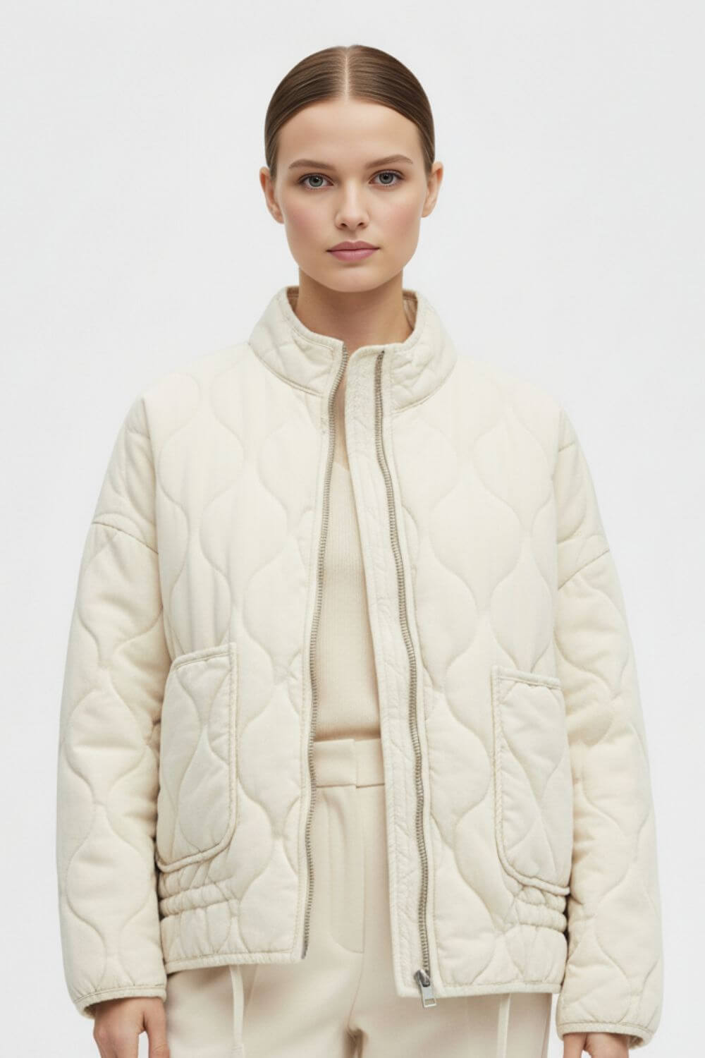 Stylish Women's Padded Coat - Warm Winter Jacket