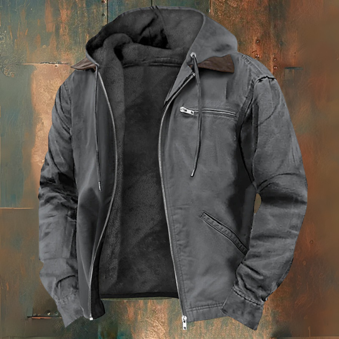 Warm Hooded Coat for Men