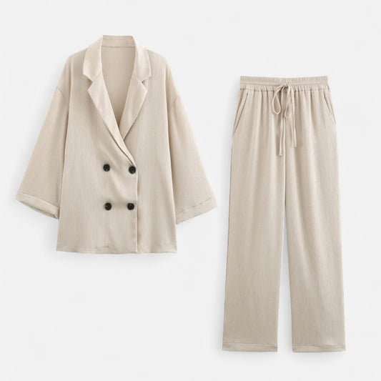Classic Women's Suit Jacket and Pants Set - Modish World