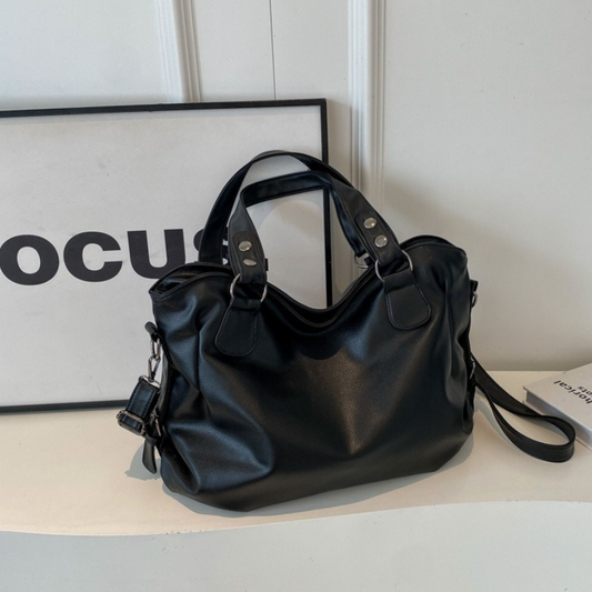 Versatile Big Leather Tote Bag - ModishWorld