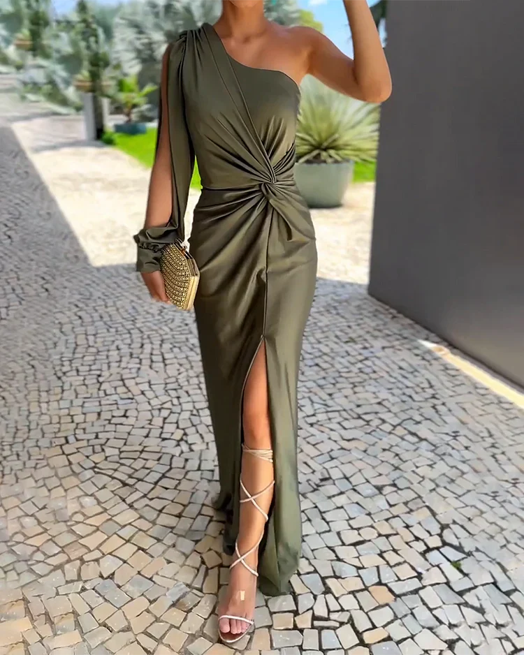Classic Emerald Ladies Dress - ModishWorld