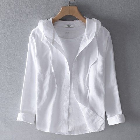 Relaxed Fit Mens Hoodie Shirt