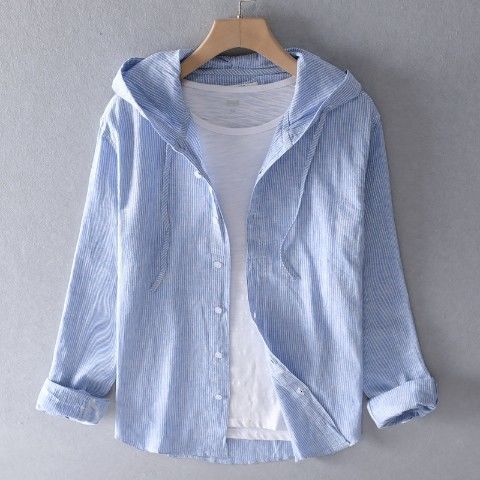 Relaxed Fit Mens Hoodie Shirt