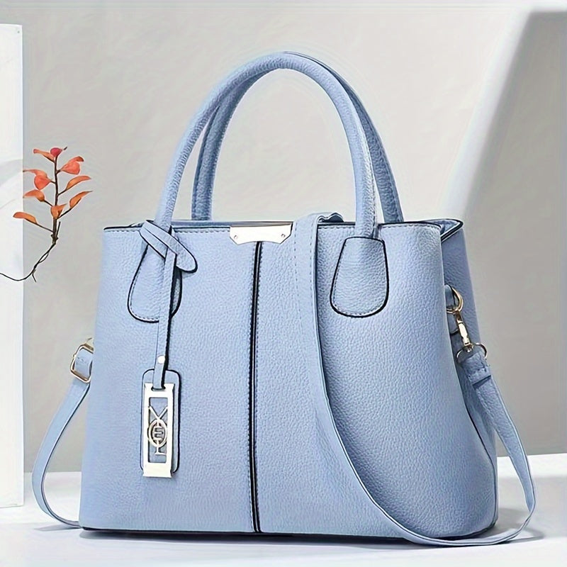 Fashionable Classic Tote Handbag - ModishWorld