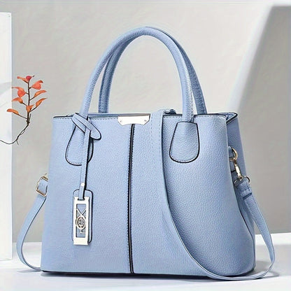 Fashionable Classic Tote Handbag - ModishWorld
