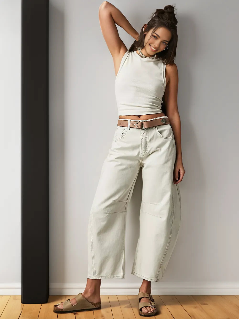 Women's High-Waisted Loose Fit Jeans
