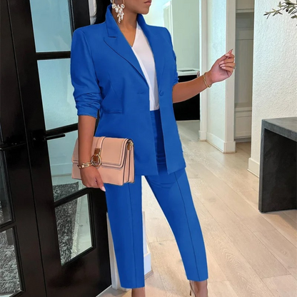 Classic 2-Piece Pantsuit for Women