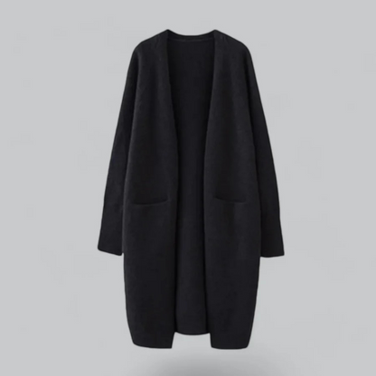 Women's Oversized Open Front Cardigan with Pockets