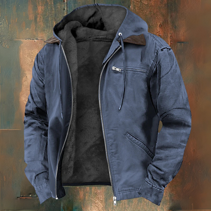 Warm Hooded Coat for Men
