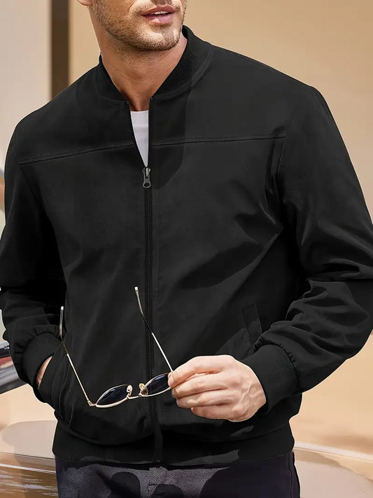Classic Men's Slim Fit Zip Up Jacket - Modish World