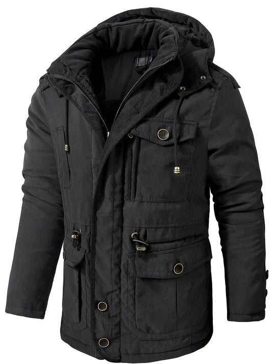 Warm Mens Heavy Parka Coat - ModishWorld