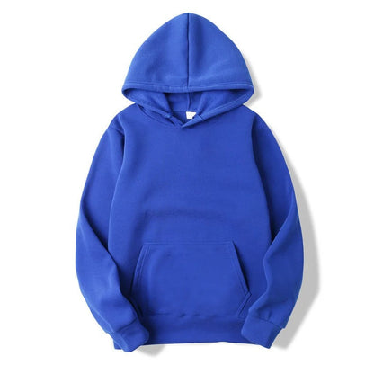 Classic Casual Hooded Sweatshirt with Pockets