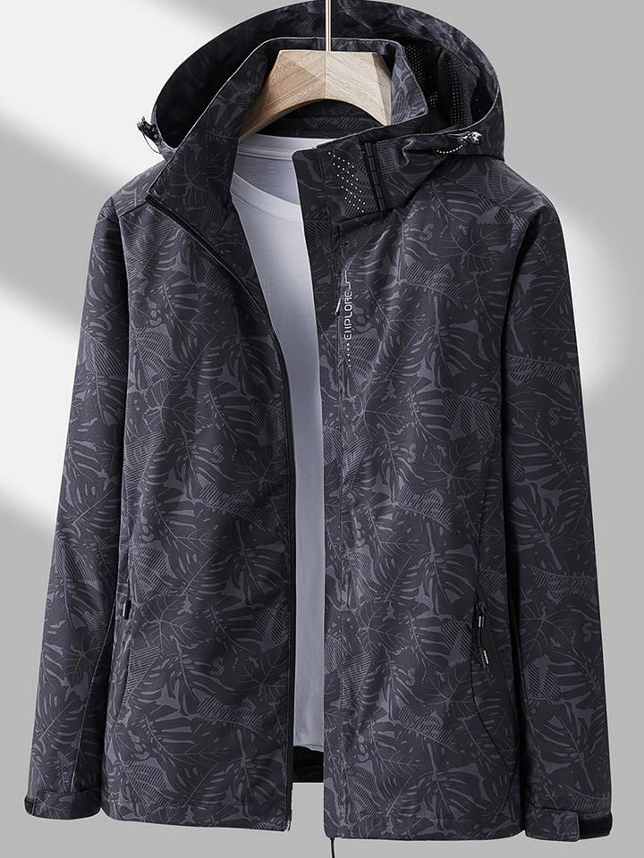Rainproof Ladies Hooded Waterproof Coat
