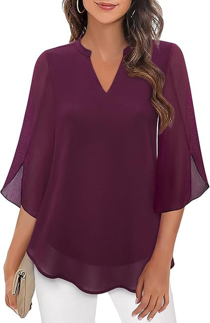 Elegant Women's Breathable Shirt