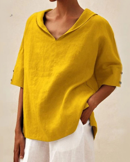 Relaxed Fit Cotton Shirt for Ladies