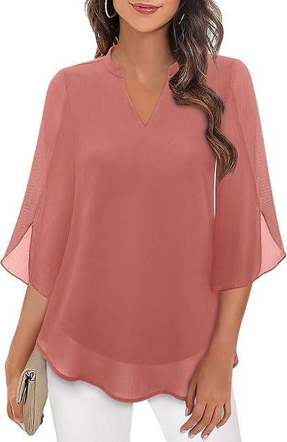 Elegant Women's Breathable Shirt