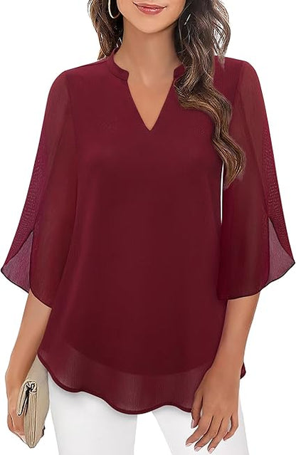 Elegant Women's Breathable Shirt