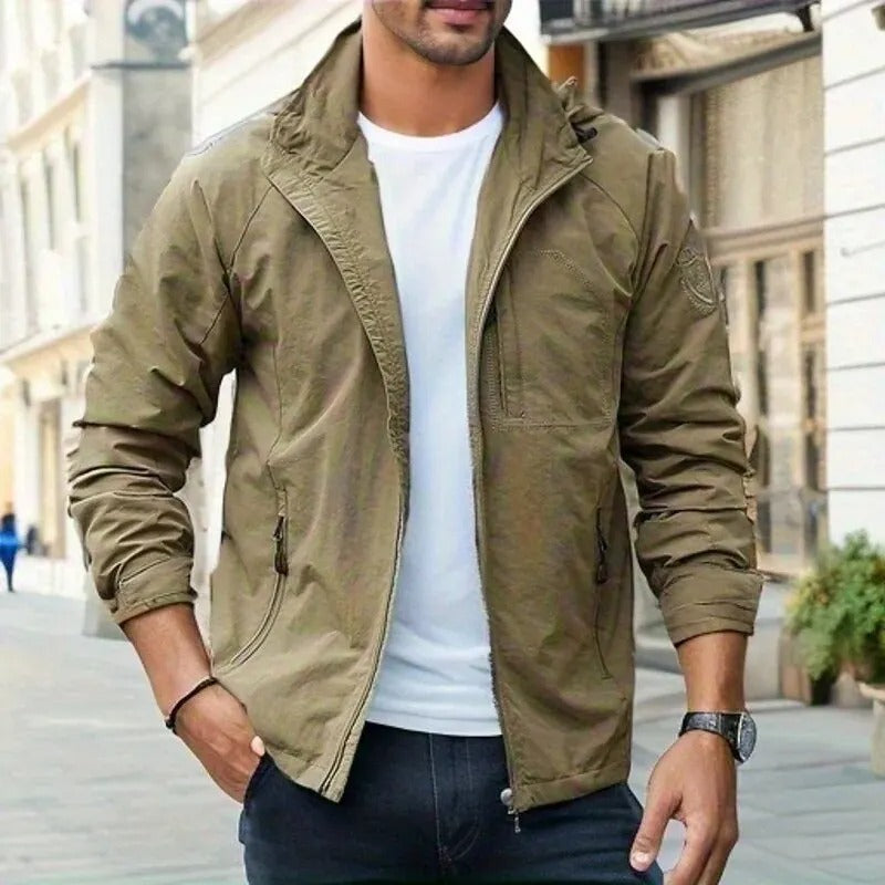 Waterproof Windbreaker Cargo Coat for Men - ModishWorld