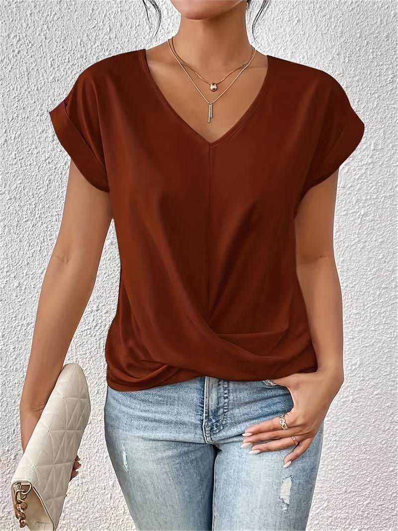 Women's Breathable Short Sleeve Summer T Shirt