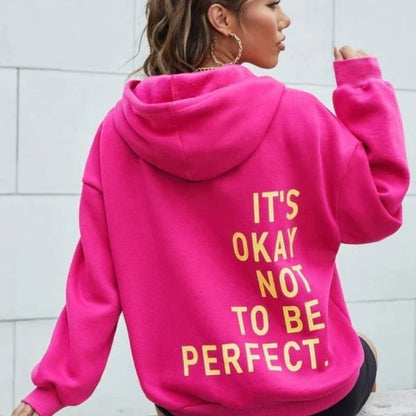 Ladies' Sweatshirt - Fun Graphic with Pouch Pocket